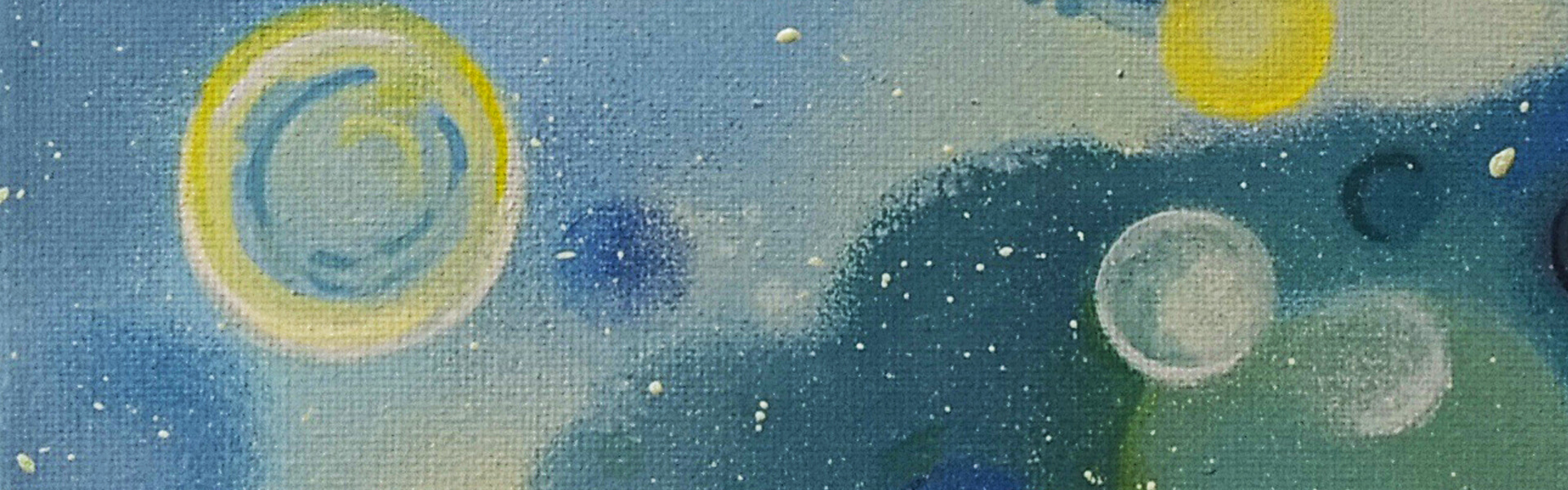 dipinto blu aura